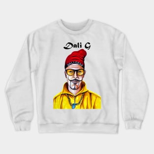 'Dali G' Ali G / Salvador Dali fusion. Crewneck Sweatshirt